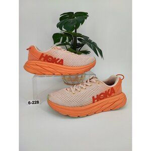 Hoka One One Women's Rincon 3 Orange Running Walking Shoes Size 6.5B US